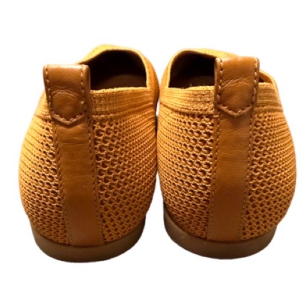Everlane ReKnit 40 Hour Flats Mustard Yellow Pointed Toe Size 9 - Picture 5 of 6